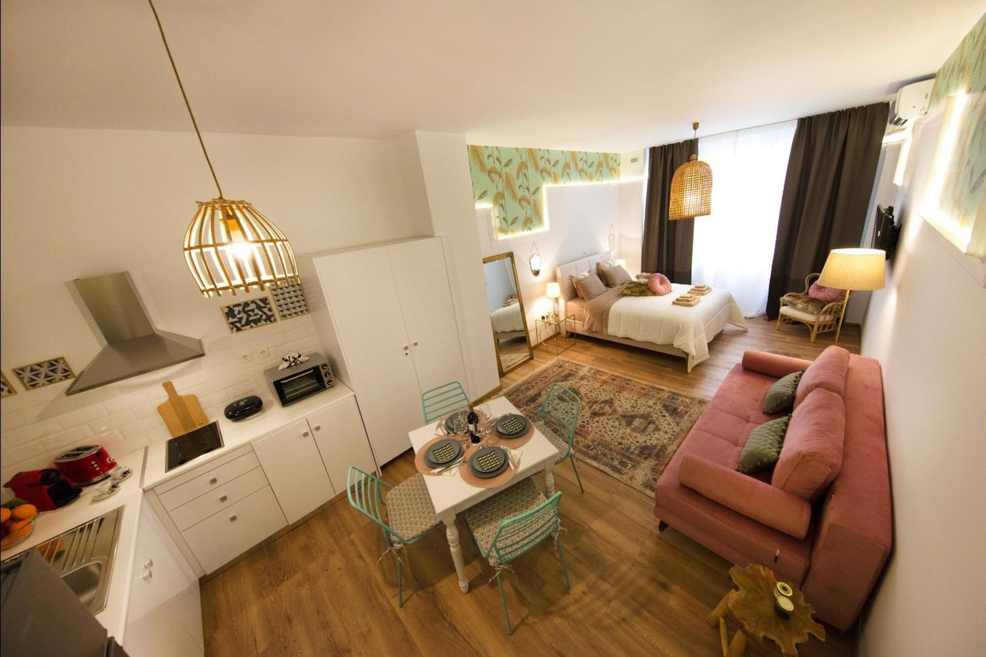 42m² Studio-Apartment, 1 eigene Athen Exterior foto