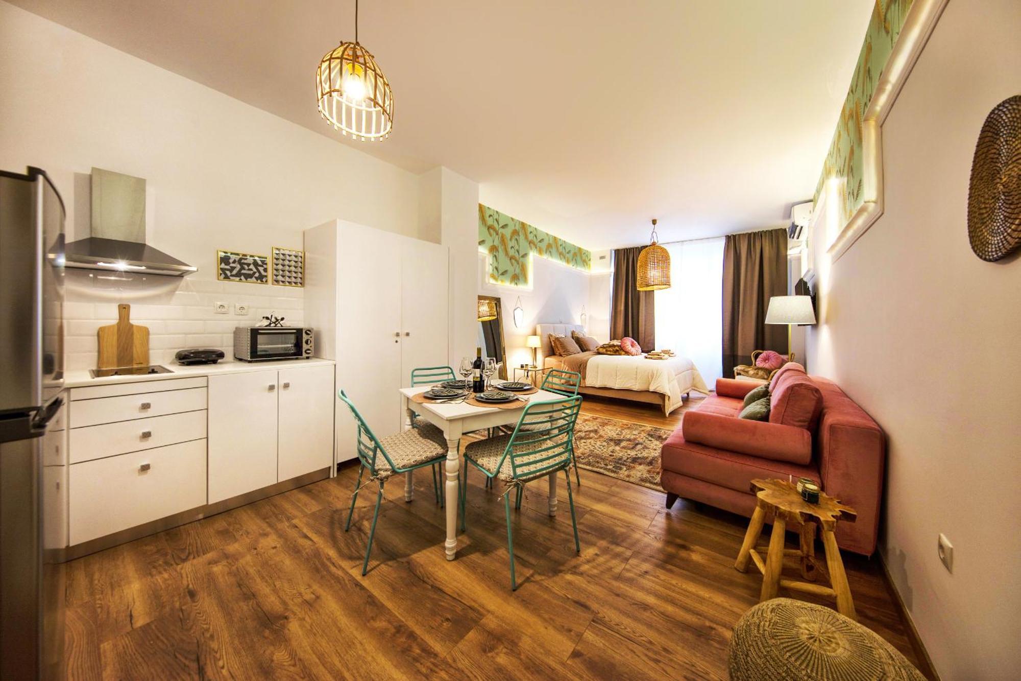 42m² Studio-Apartment, 1 eigene Athen Exterior foto
