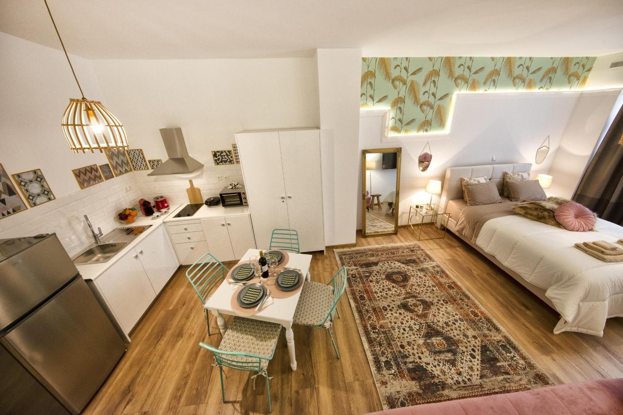 42m² Studio-Apartment, 1 eigene Athen Exterior foto